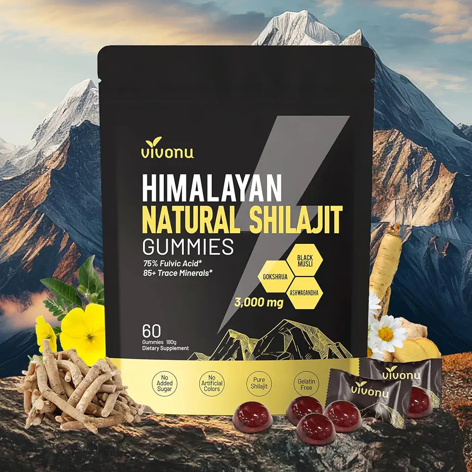 Shilajit Ashwagandha Gummies W71233