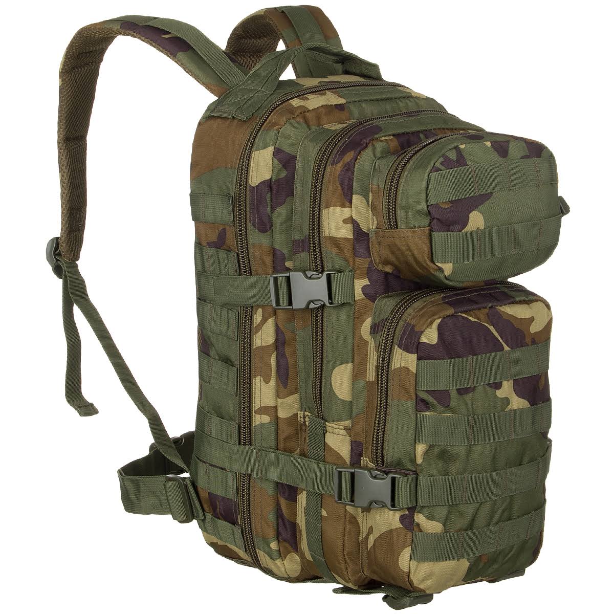 Molle US Assault Pack Small Woodland J4567
