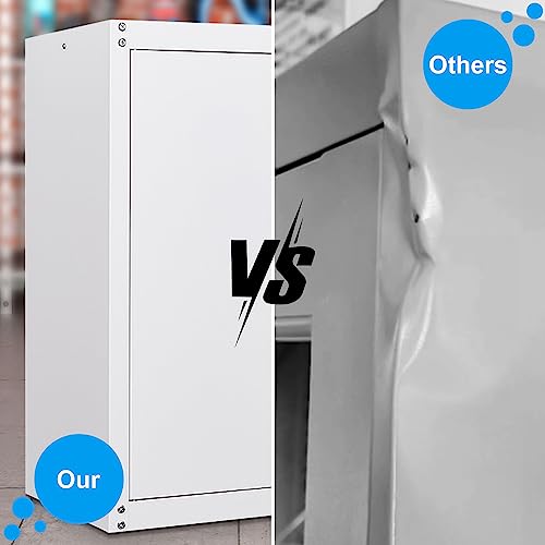 Metal Wall Cabinet with Doors and Adjustable Shelf Y511897