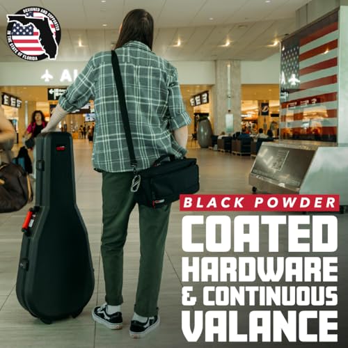 Molded Flight Case for Electric Guitars with TSA Locking Latch Z306361