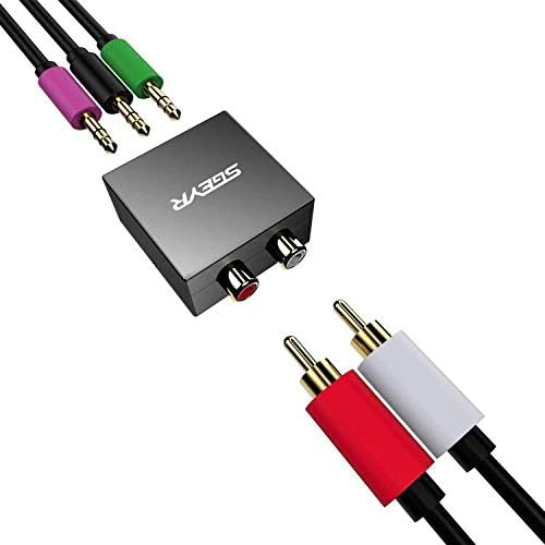 5.1 Audio Console Adapter Stereo RCA to 3 x 3.5mm Jack Bidirectional Conversion N481