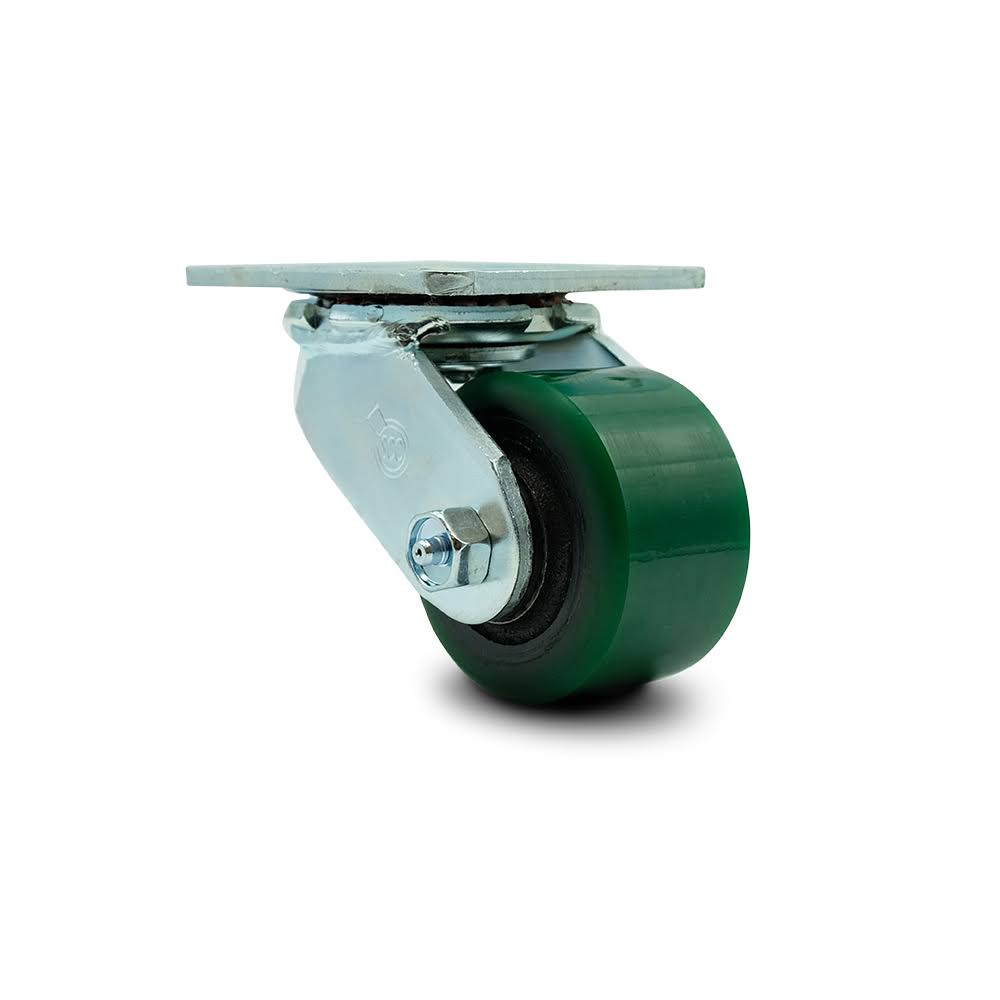 Green Polyurethane Swivel Caster I175
