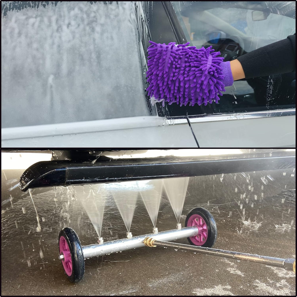 16 Inch Undercarriage Cleaner Attachment with 3 Pcs Extension Wand, 4000 PSI J607215