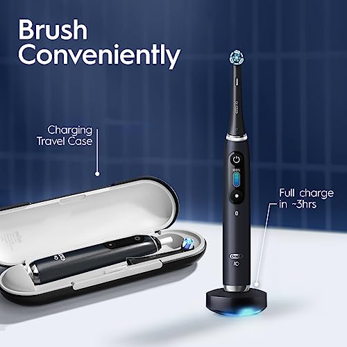 Rose Rechargeable Electric Toothbrush with 4 Replacement Toothbrush Heads and Charging Travel Case M9312
