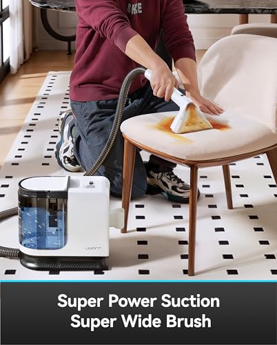 Portable Carpet Cleaner with Steam, 18Kpa Suction S89365