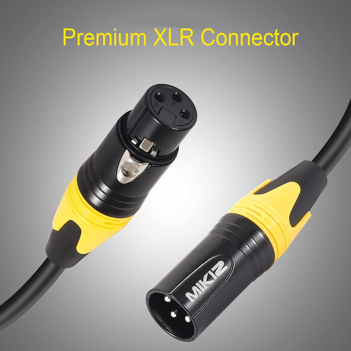 XLR Microphone Cables 25ft 4 Pack R59896