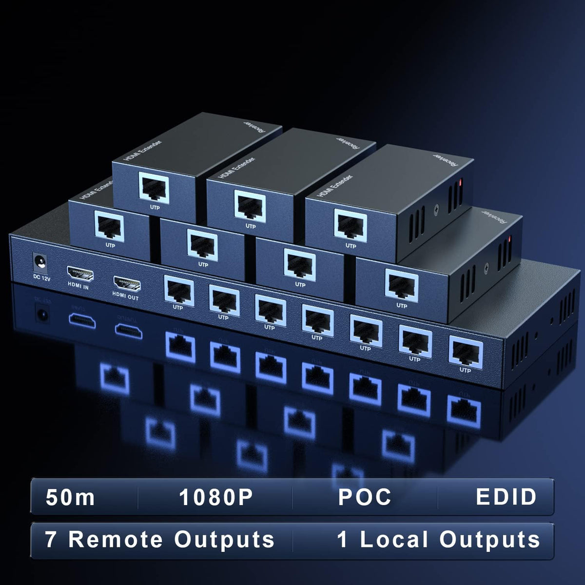 HDMI Extender Splitter 1x2 4K 30Hz W69102