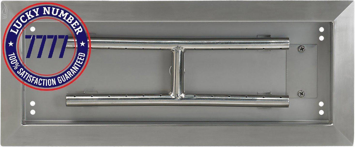 Stainless Steel Rectangular Drop-in Fire Pit Pan A1332
