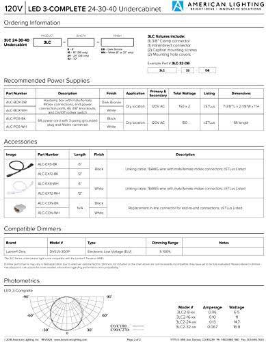 LED Dimmable Undercabinet Fixture G209536