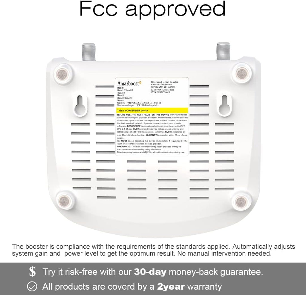 Cell Phone Signal Booster Kit for 3G/4G/5G LTE Data Up to 4,000 Sq ft G317
