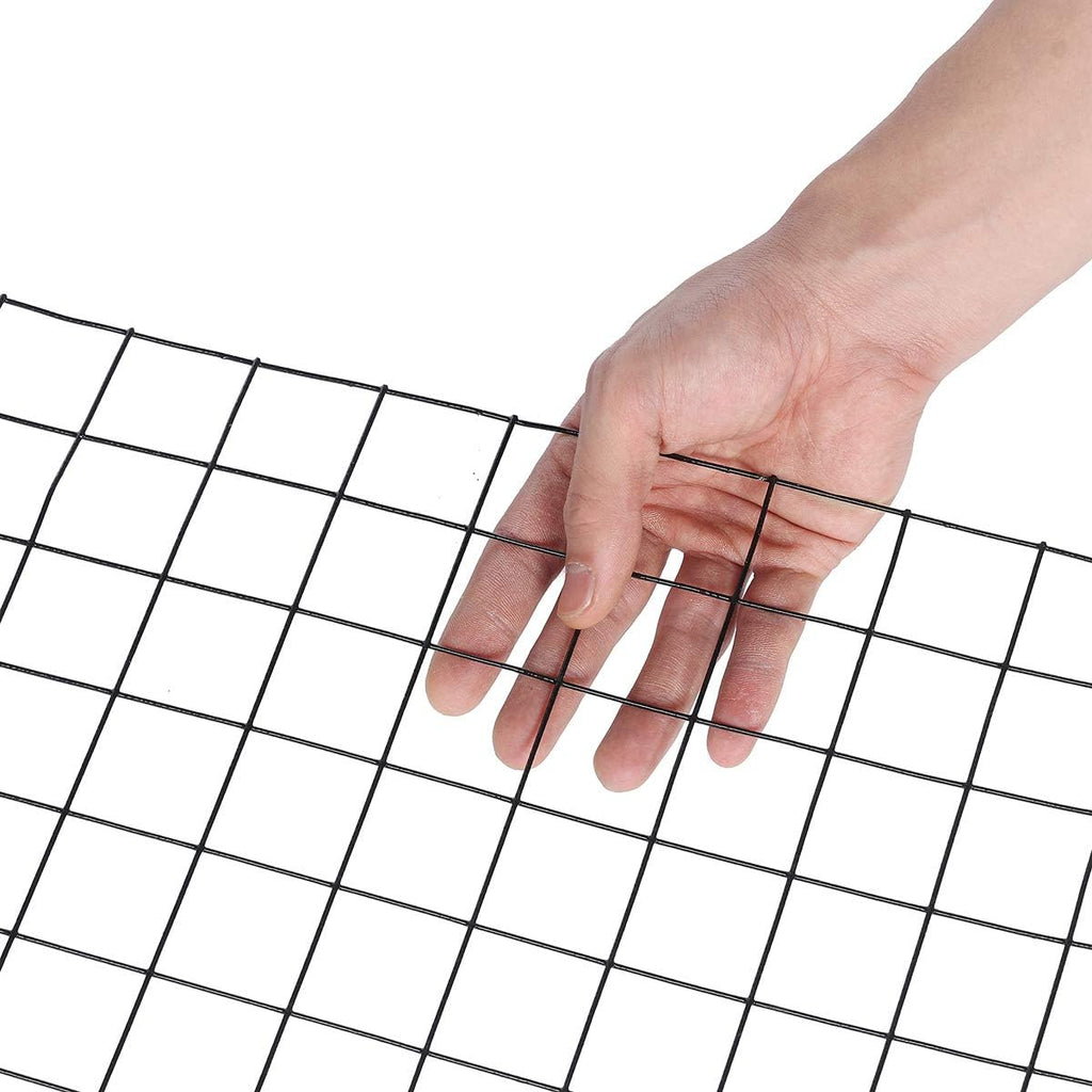 Black Vinyl Coated Wire Mesh 2ft x 50ft 16 Gauge Hardware Cloth F3483