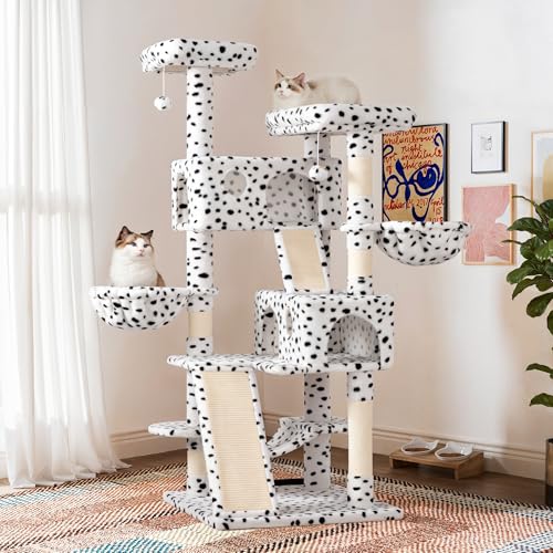 Grey Cat Tree with Sisal Scratching Posts Z661950