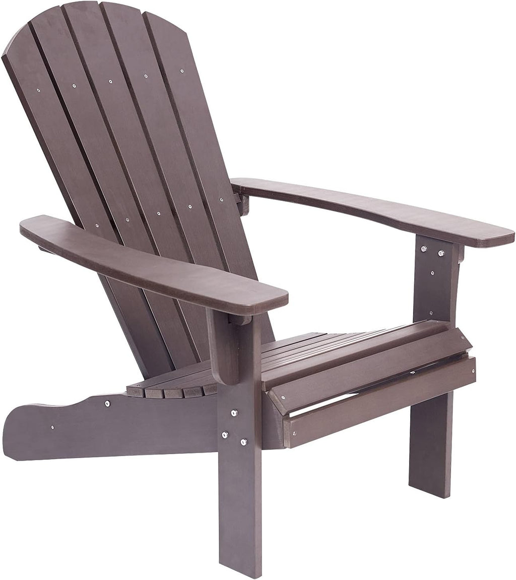 Plastic Adirondack Chair Weather Resistant U76863