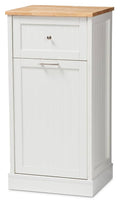Modern White Oak Kitchen Cabinet O25002