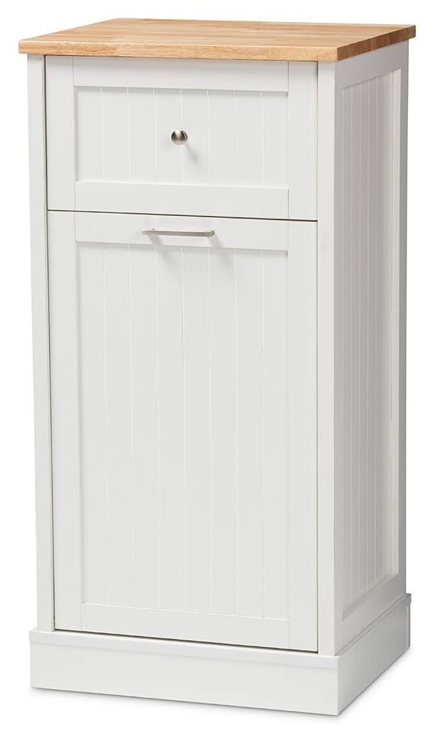 Modern White Oak Kitchen Cabinet O25002
