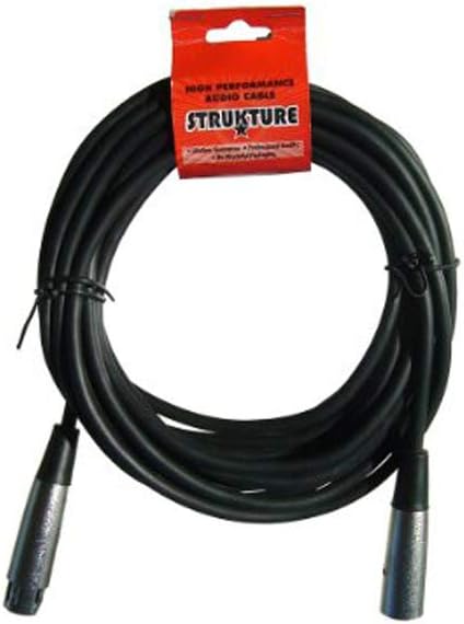 Black Dynamic Capture Mic with Microphone Stand & XLR Cable V621823