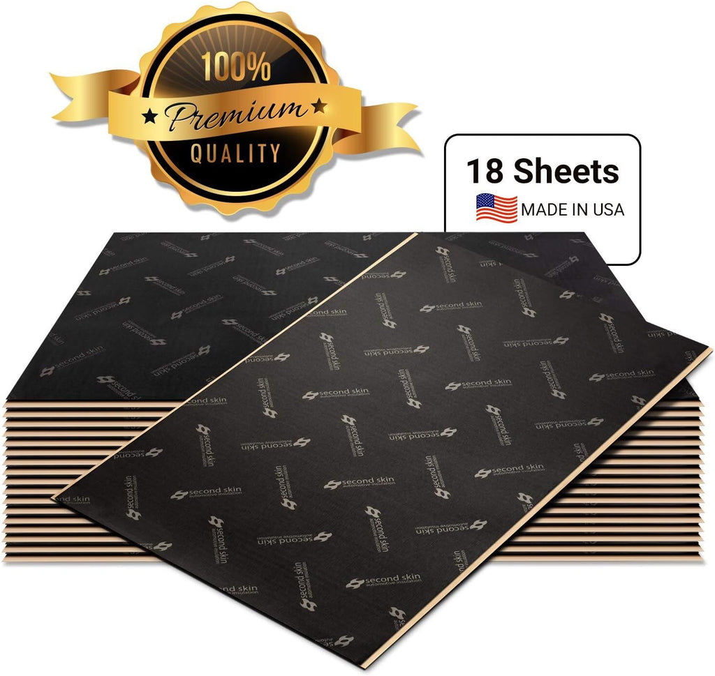 2mm Butyl Rubber Car Sound Deadening Material 20 Sq Ft 12 Sheets S714305
