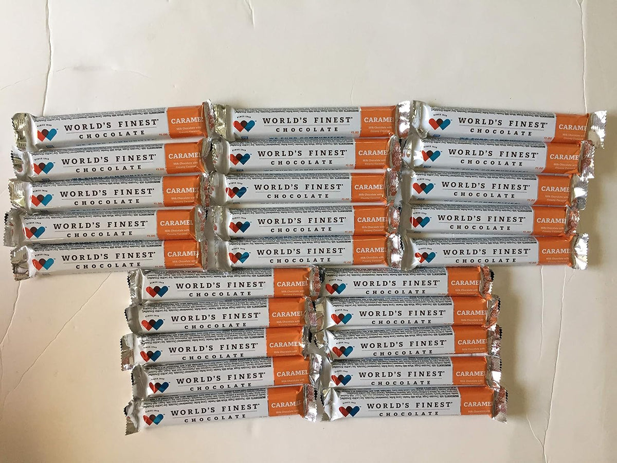 25 Bars Milk Chocolate With Caramel Q205541