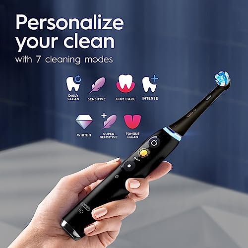 Rose Rechargeable Electric Toothbrush with 4 Replacement Toothbrush Heads and Charging Travel Case M9312