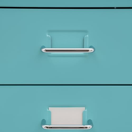 Grey Metal 5 Drawers File Storage Cabinet with Wheels S813545