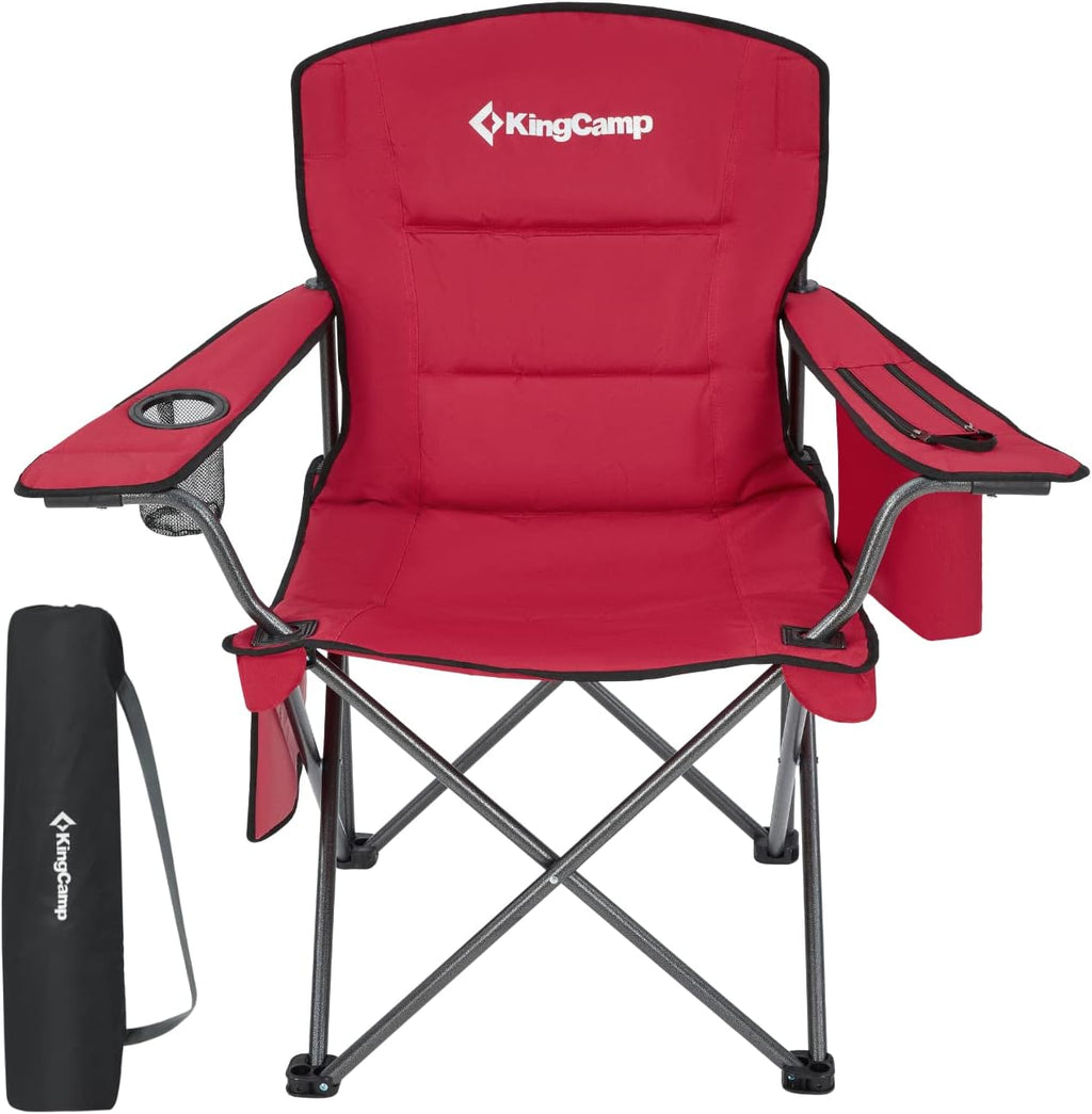 2 Pack Heavy Duty Oversized Folding Camping Chairs Y69072