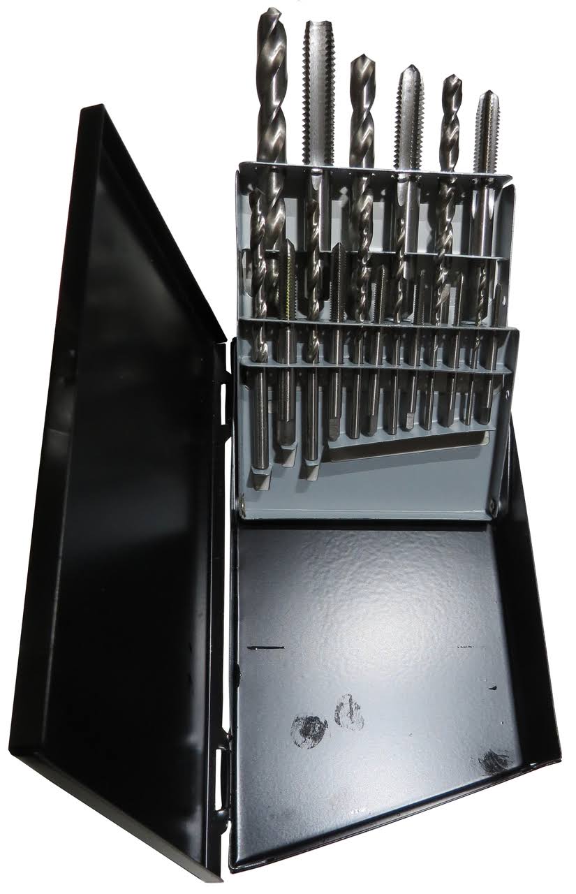 1/2x22 18 Piece Tap and Drill Bit Set N275