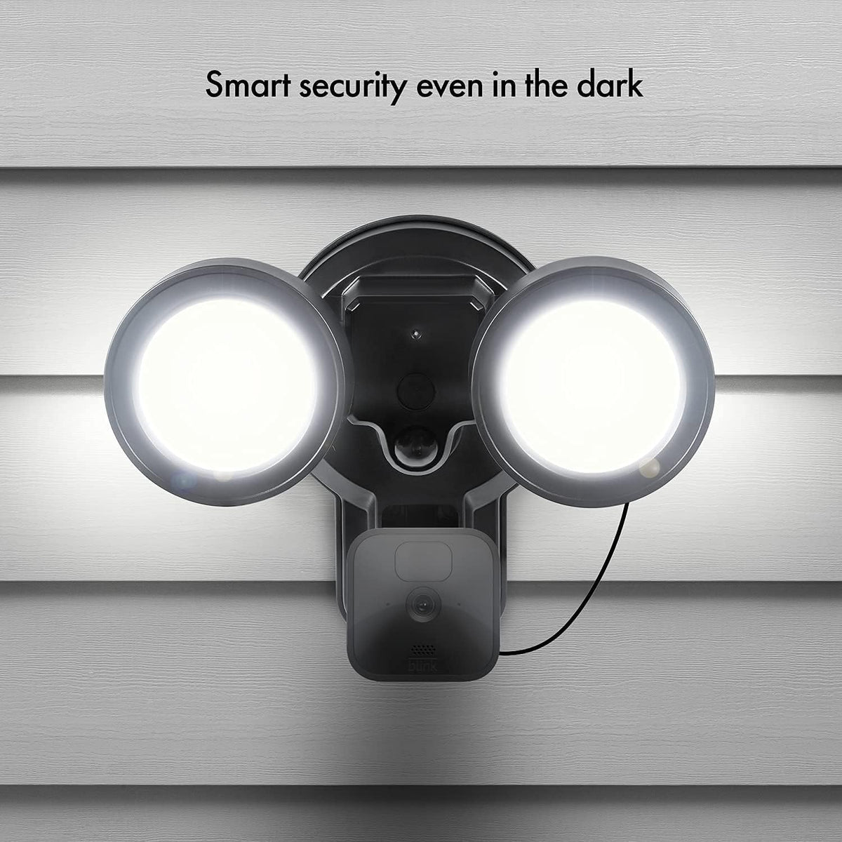 3-in-1 Wired Smart Flood Light, Charger and Mount with Motion Sensor and Timer Control T531822