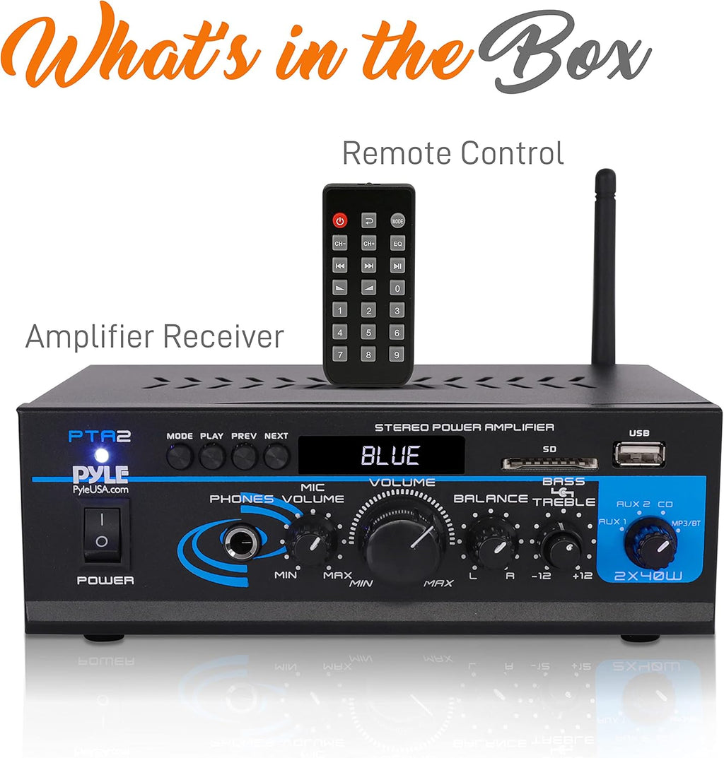 2X40W Bluetooth Dual Channel Stereo Amplifier Q4399