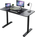 White Ergonomic Desk with Mouse Pad Cable Management L818971