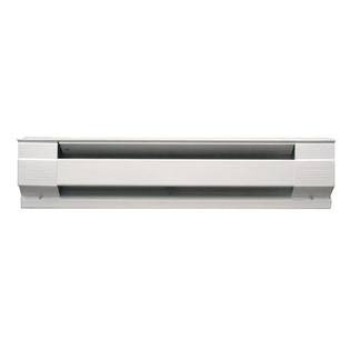 60 in. 1250-Watt 240-Volt Electric Baseboard Heater in White Q9219