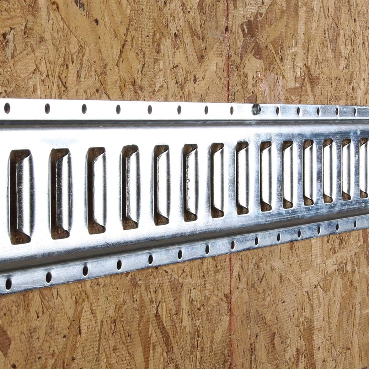 3-ft Black Powder Coated Steel E Track Tie-Down Rail W360