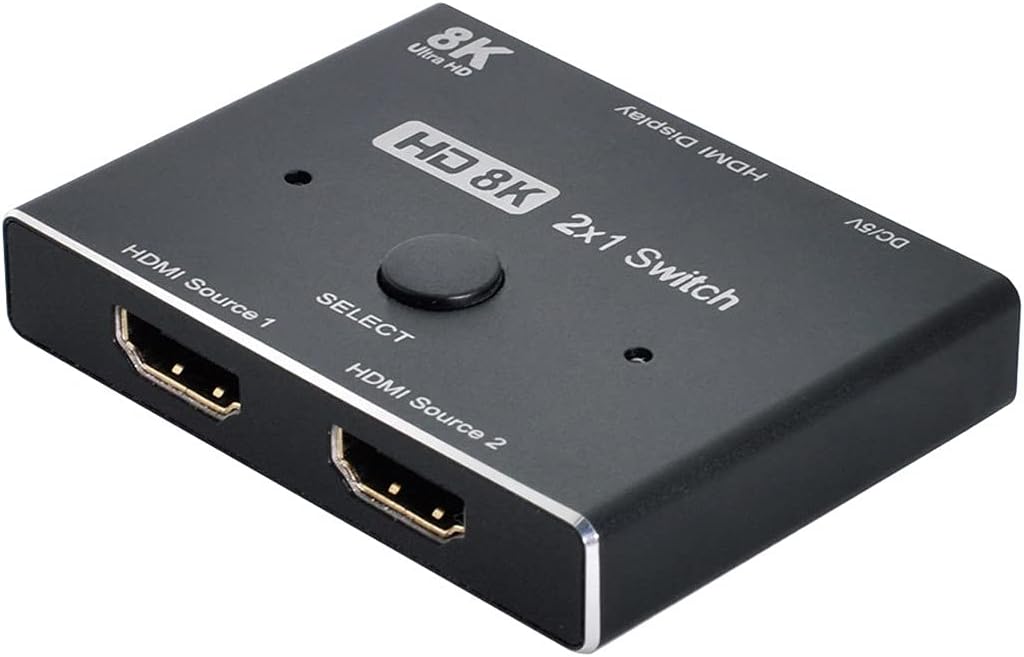 8K@60hz HDMI-Compatible 2.1 Switch 2-IN-1-OUT Hub K949