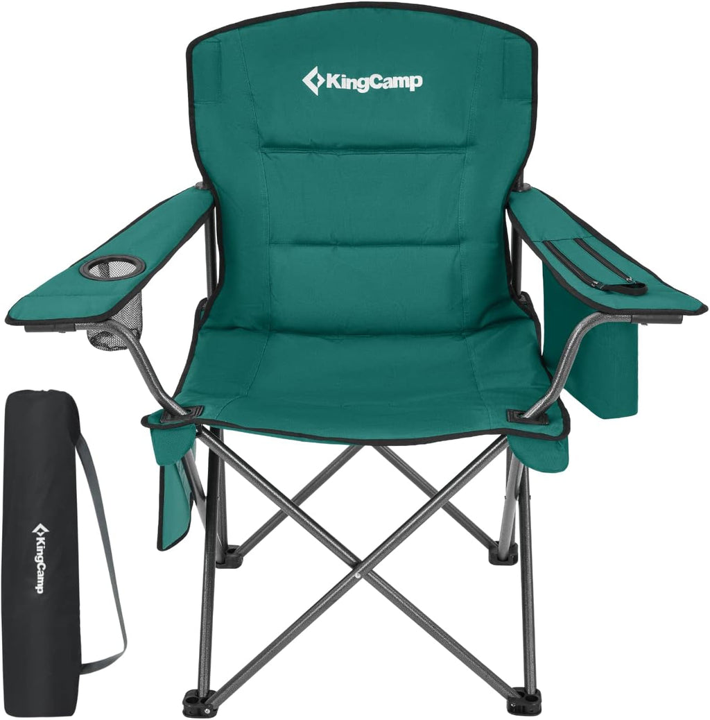 2 Pack Heavy Duty Oversized Folding Camping Chairs Y69072