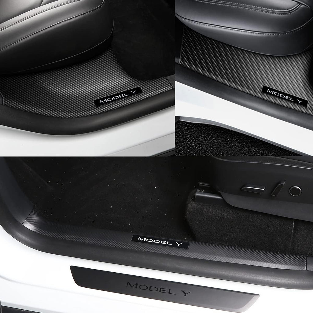 Carbon Fiber Door Sill Protector Set of 4 W532689