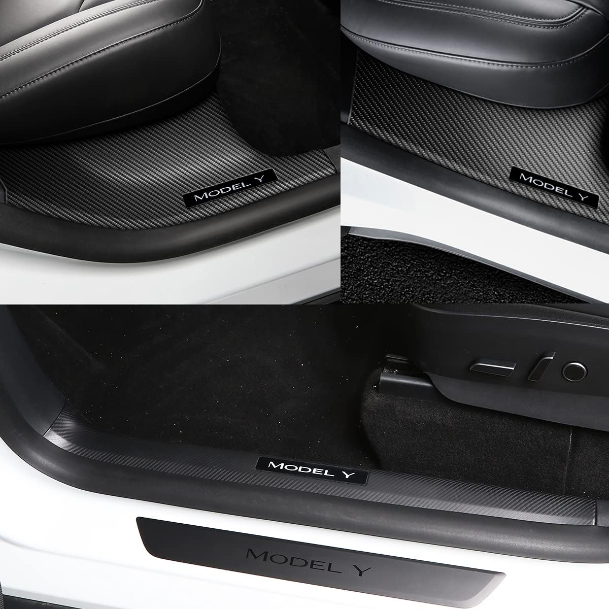Carbon Fiber Door Sill Protector Set of 4 W532689