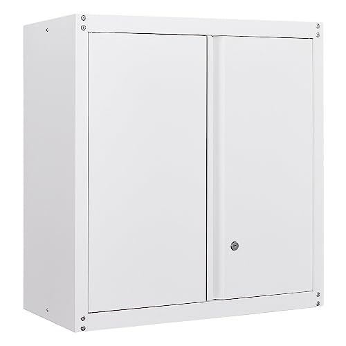 Metal Wall Cabinet with Doors and Adjustable Shelf Y511897
