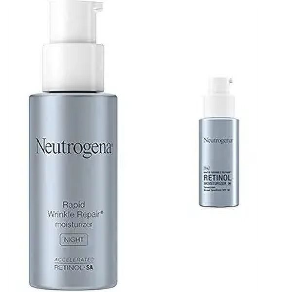 1 fl. oz Retinol Facial Moisturizer with SPF 30 Sunscreen & 1 fl. oz Retinol Face & Neck Night Moisturizer O890