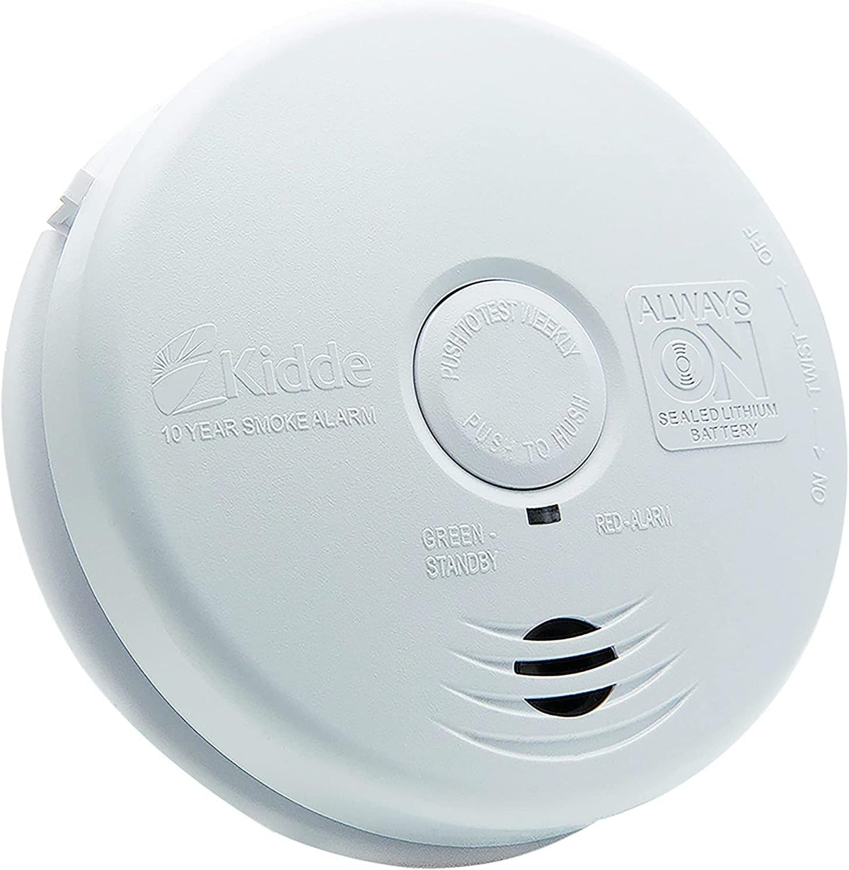 Pack of 6 Hardwired Smoke Alarm with Lithium Battery Backup R737572