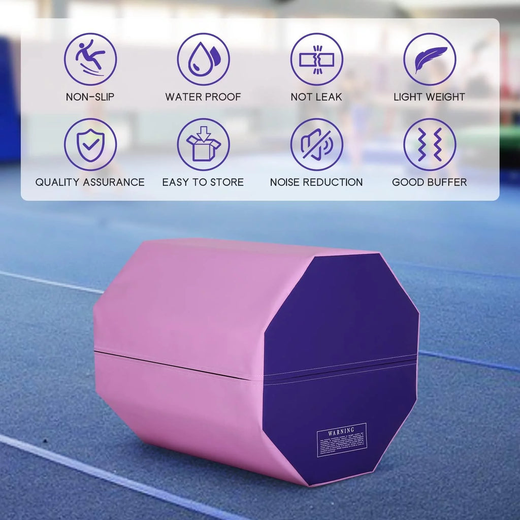 Pink Octagon Tumbling Mat 24.4" x 25.6" J6051
