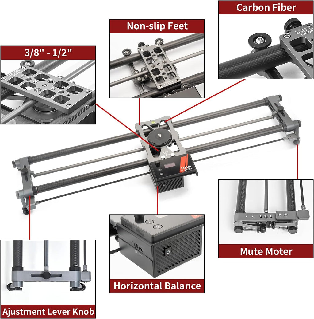 Motorized Camera Slider 80cm Carbon Fiber W52795
