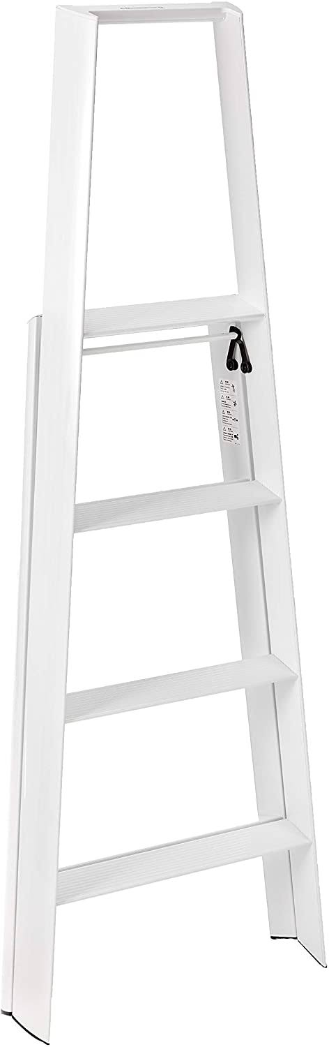White 4 Step Ladder H4608