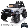 12V White Electric Ride on Car with Remote Control C970978