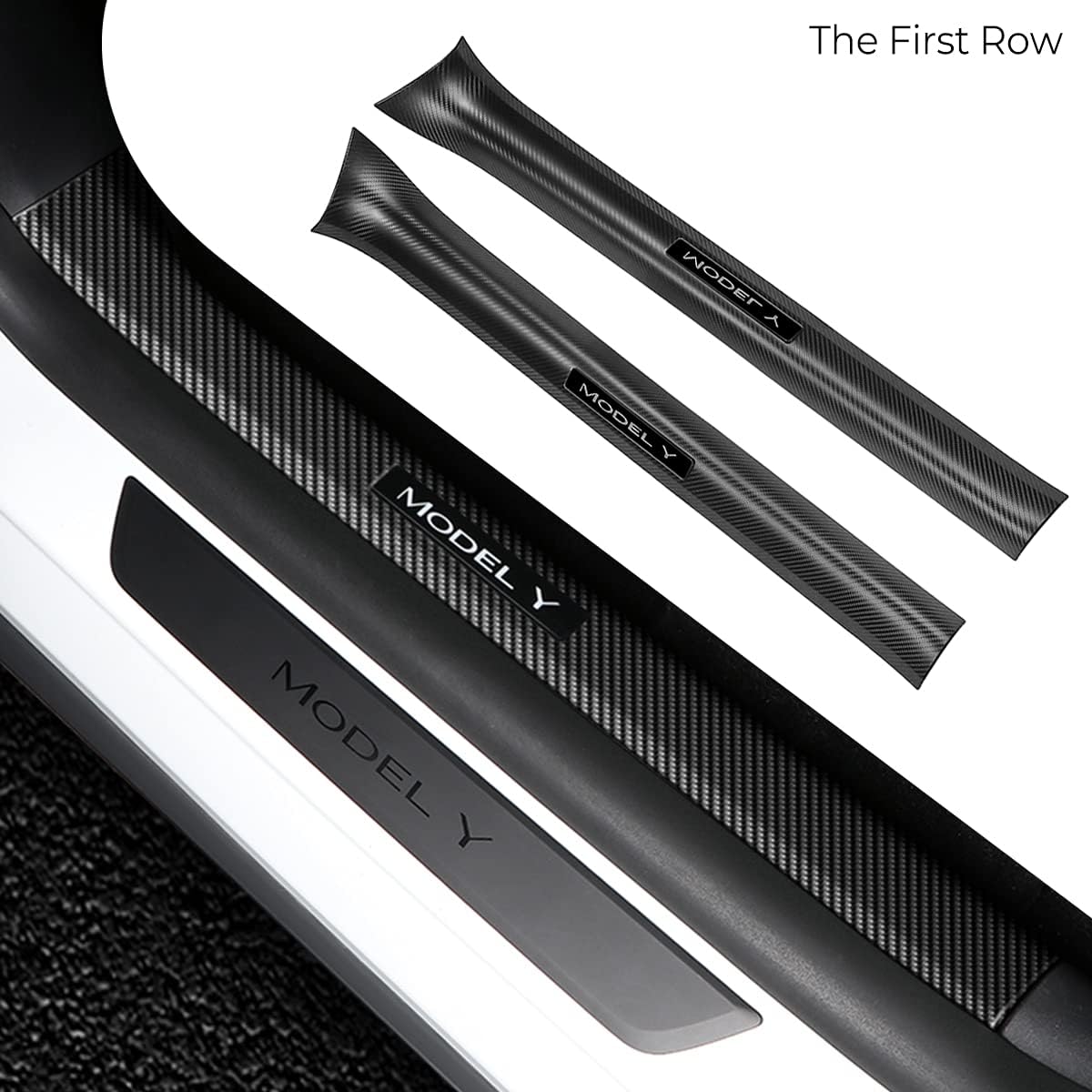 Carbon Fiber Door Sill Protector Set of 4 W532689