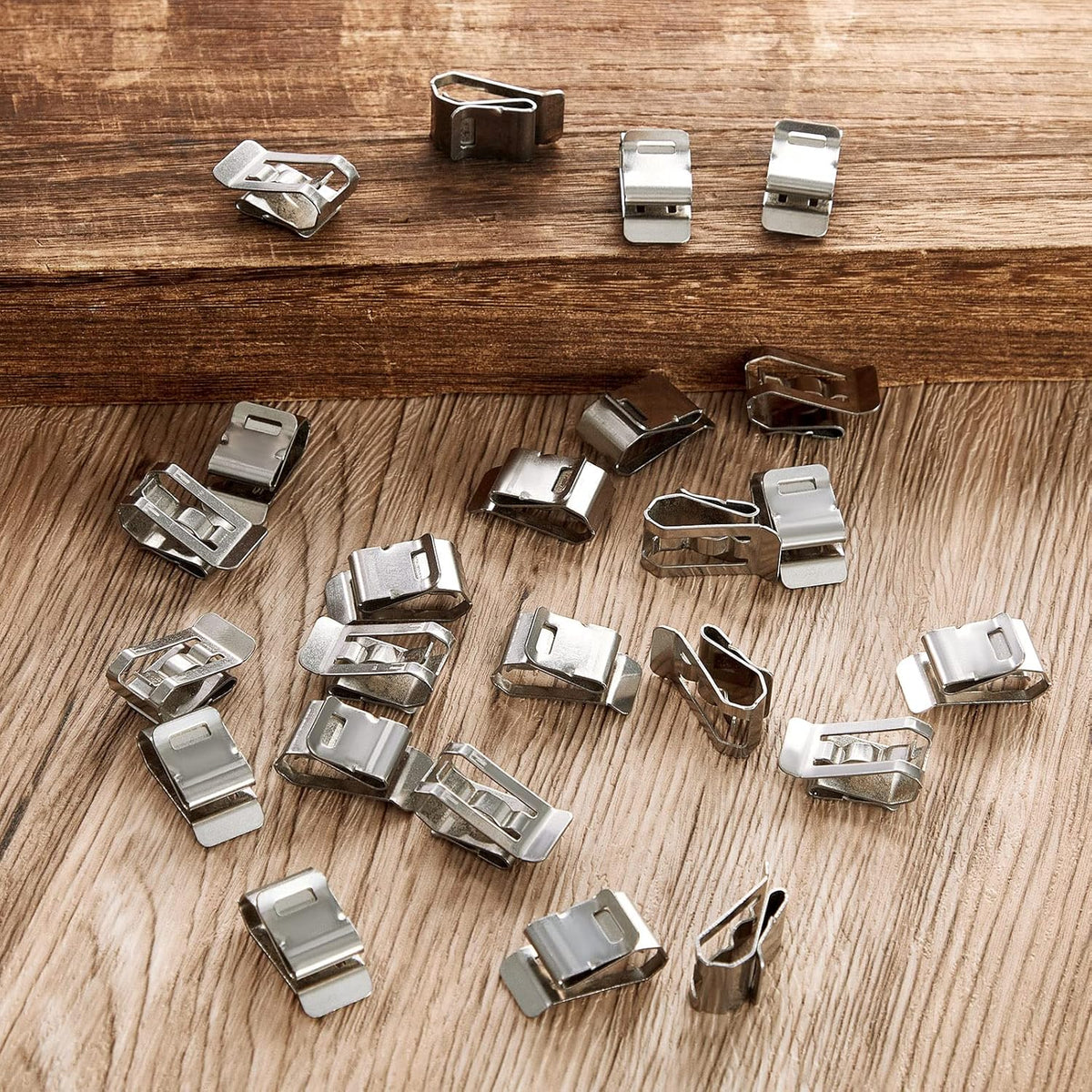 50 Pcs Stainless Steel Cable Clip A6542
