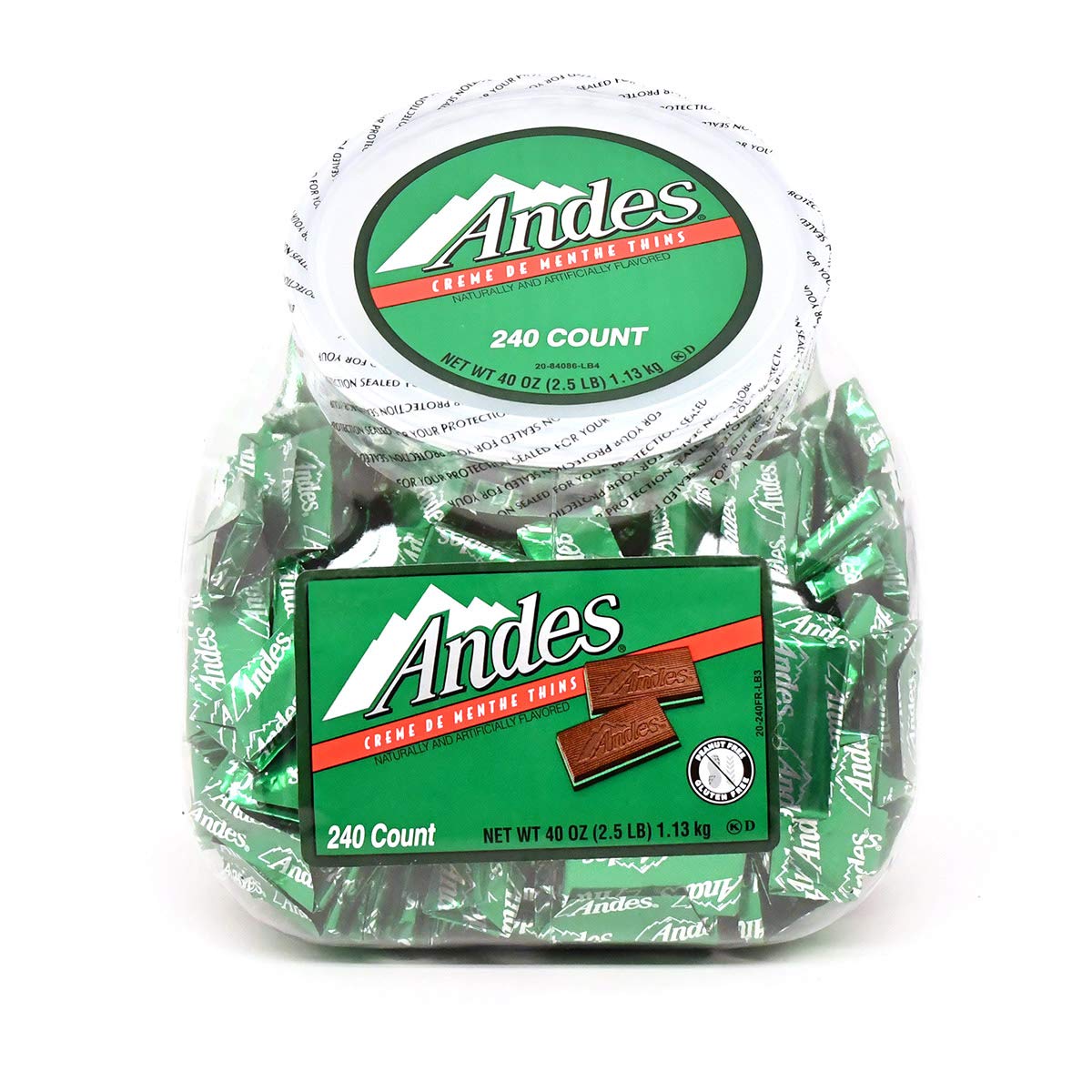 2.5 Pounds Rectangular Chocolate Sandwich Mint Candies F461