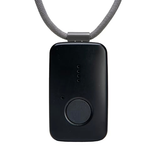 Medical Alert Necklace System with Panic Button and GPS Tracker (Black) R37915