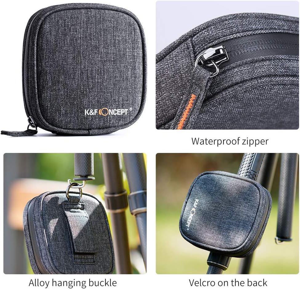 77mm Fixed ND Lens Filter Kit, ND4 ND8 ND64 ND1000 Filter Set with 4-Filter Pouch B577538