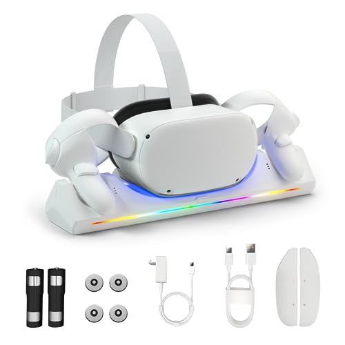 Charging Dock for VR Headset & Controllers with 2 Rechargeable 2100mAh Batteries X146716