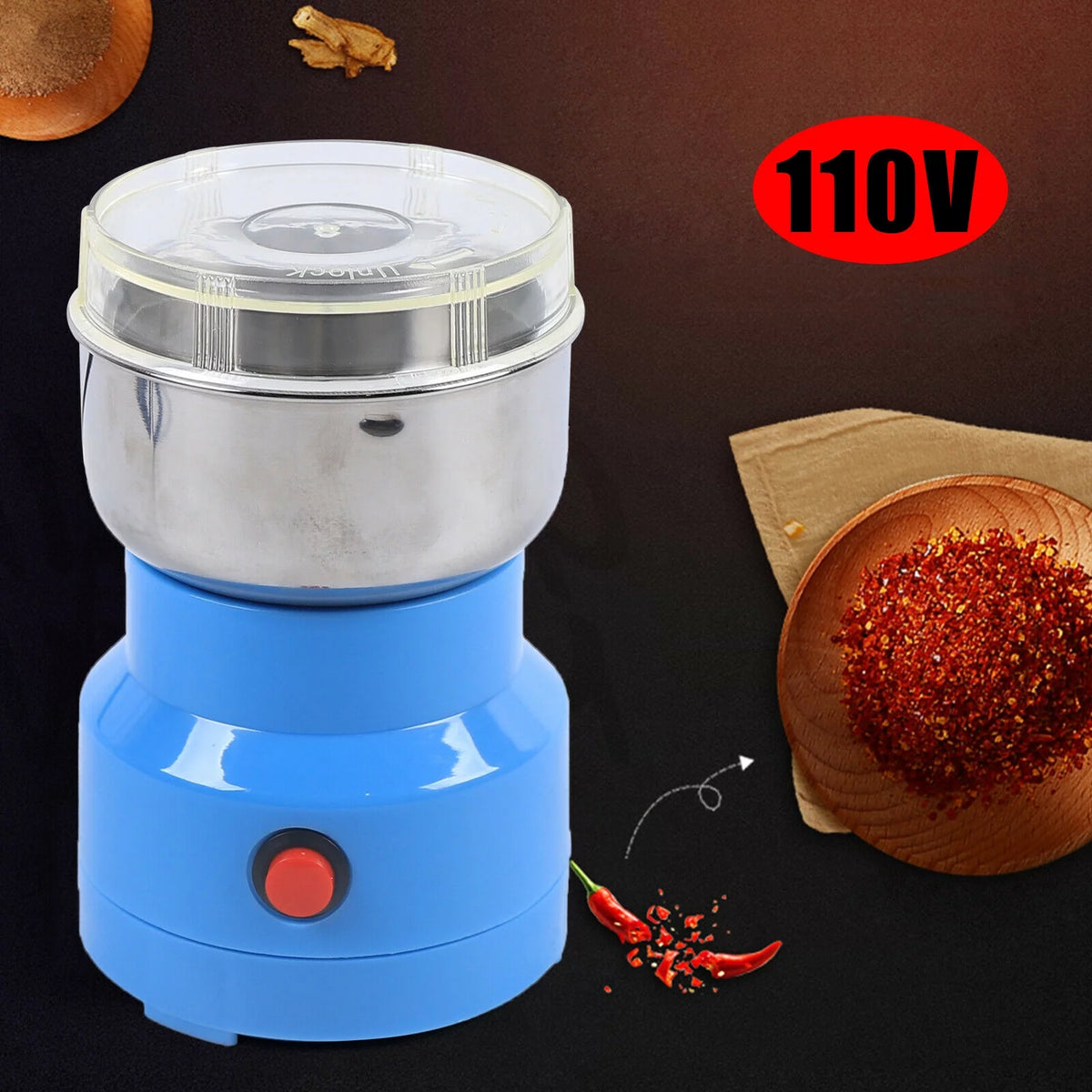 Electric Grain Grinder Cereal Mill Flour Machine Z3429