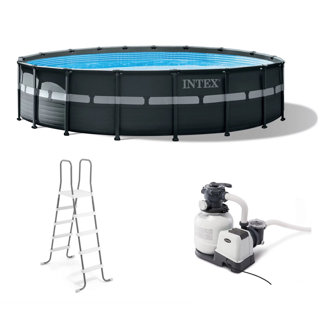 Round Above Ground Pool Set with Filter Pump B82268
